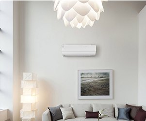 Кондиціонер Daikin в інтер'єрі